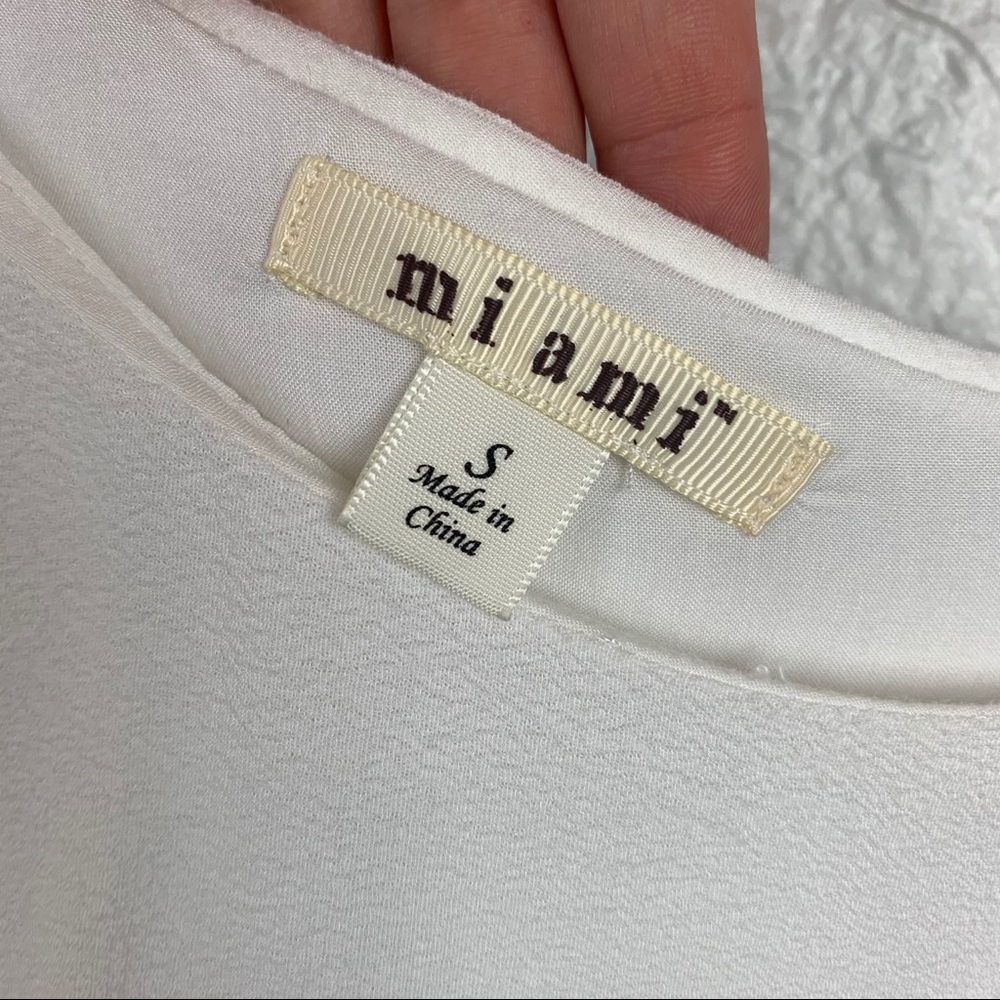 Francesca’s white one shoulder floral dress Sm - Picture 7 of 12